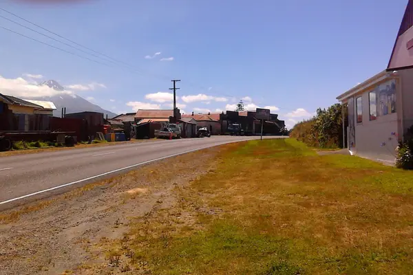 Cardiff, New Zealand, looking north